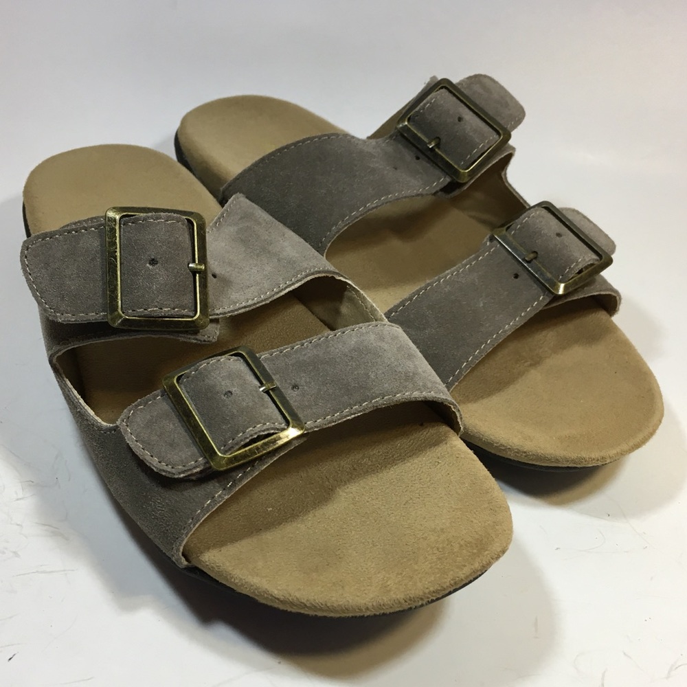 JSport Jambu double strap buckle slip on sandals 9